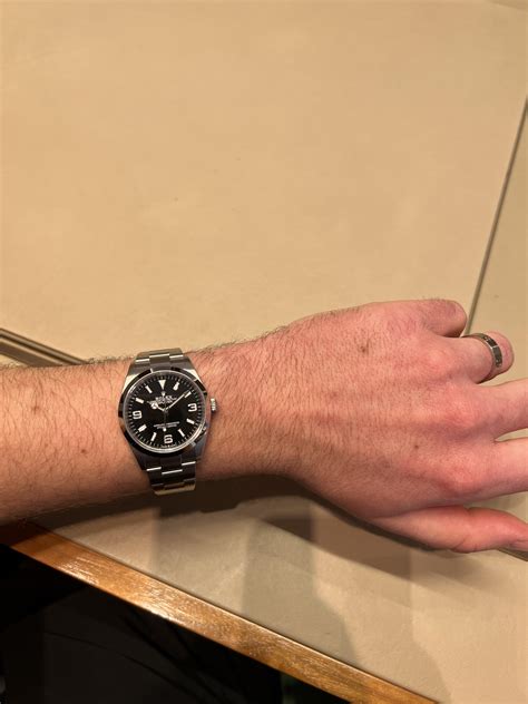 rolex explorer 36mm advertisement reddit|rolex explorer 36 on wrist.